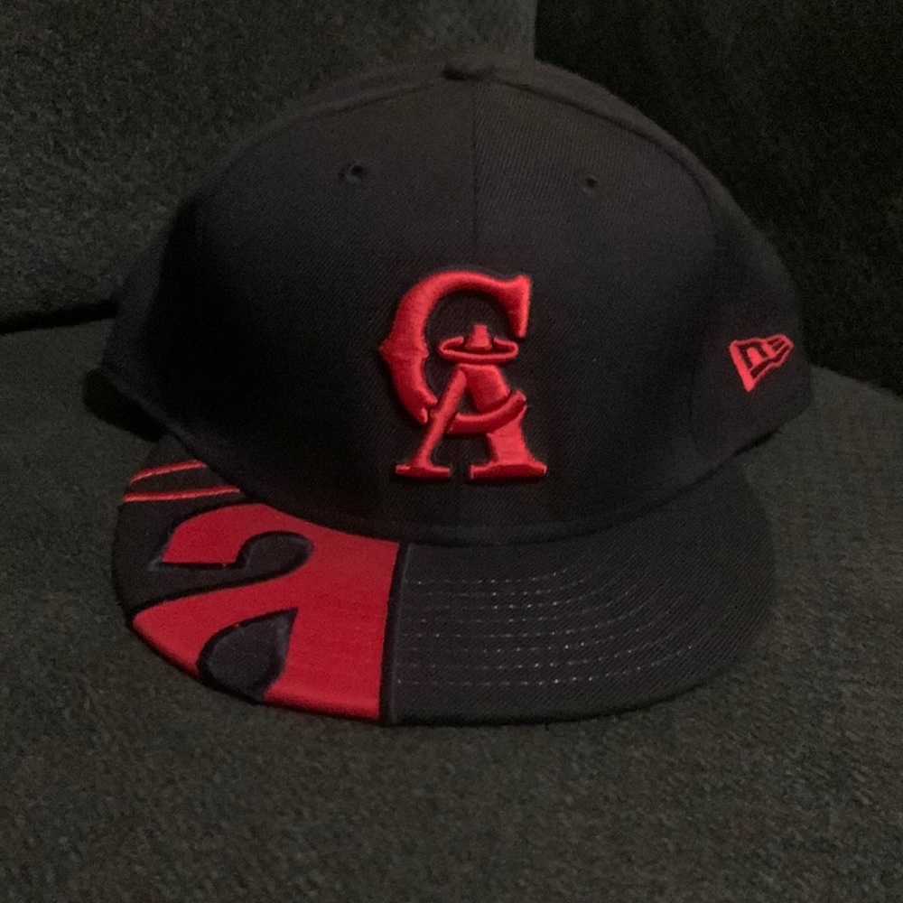 Authentic new era California angels fitted baseball cap size 8